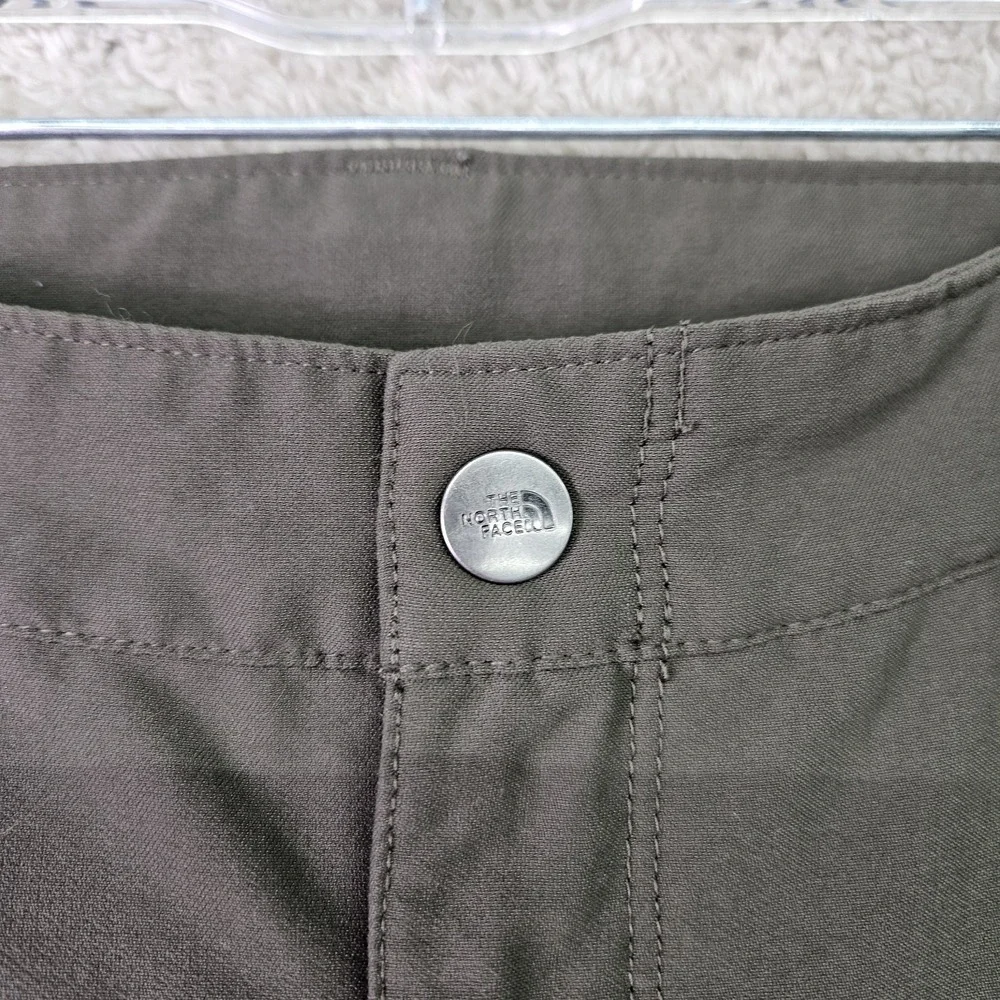 The North Face Tech Pants Mens 34x30‎ Olive Green Outdoor Hiking Straight Leg